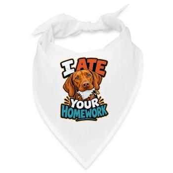 Ungarischer Pointer - Bandana - Weiß - Vorne