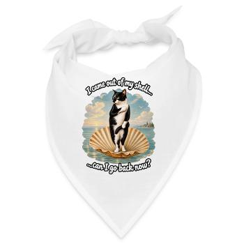 Raus aus meinem Schneckenhaus - Bandana - Weiß - Vorne