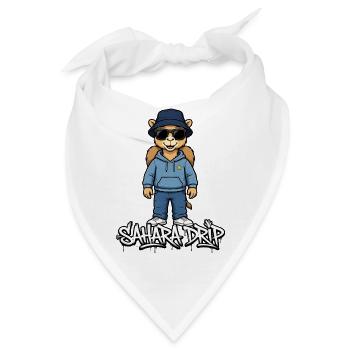 Sahara Drip Camel Streetwear - Bandana - Weiß - Vorne