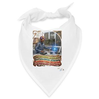 Heuschrecke JOGUE IT-Systemadministrator Admin Job - Bandana - Weiß - Vorne