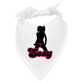 Sexy - Bandana - Weiß - Vorne