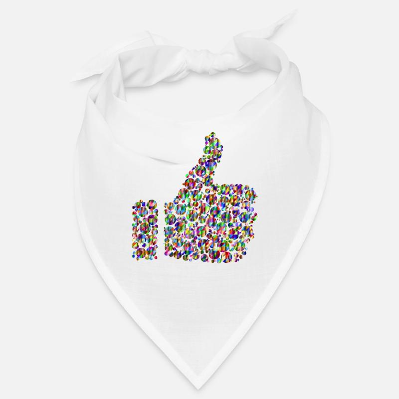 Regenbogenfarbener Daumen Bandana