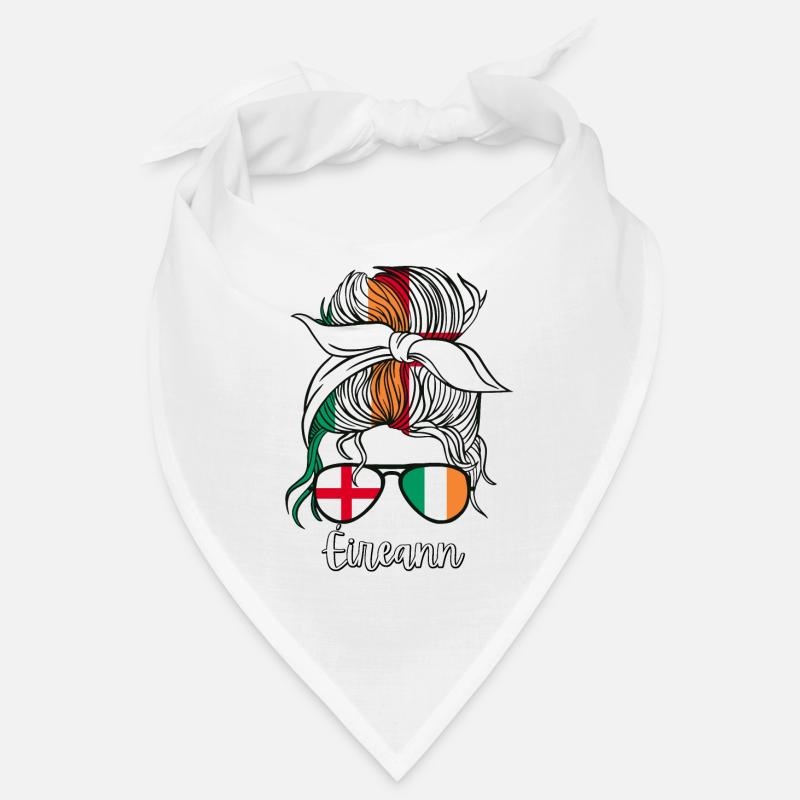 Éireann Halb Englisch, Halb Irisches Mädchen Irland Bandana