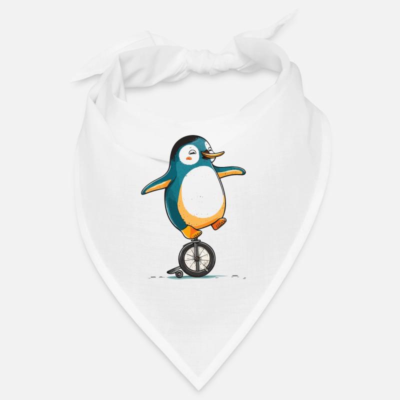 Manchot de cirque - Bandana - blanc