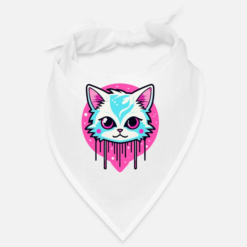 Illustration de chat mignon Bandana