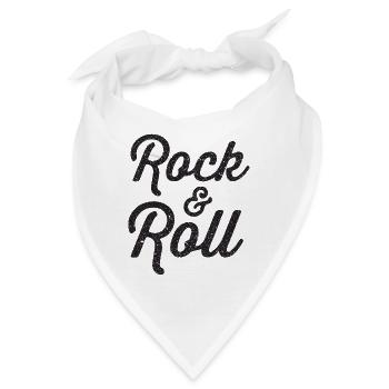Rock n Roll - Bandana - Weiß - Vorne