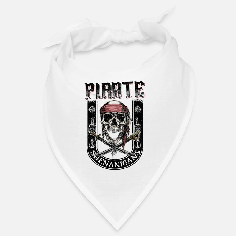 Let The Pirate Shenanigans Begin Tattoo Style Bandana
