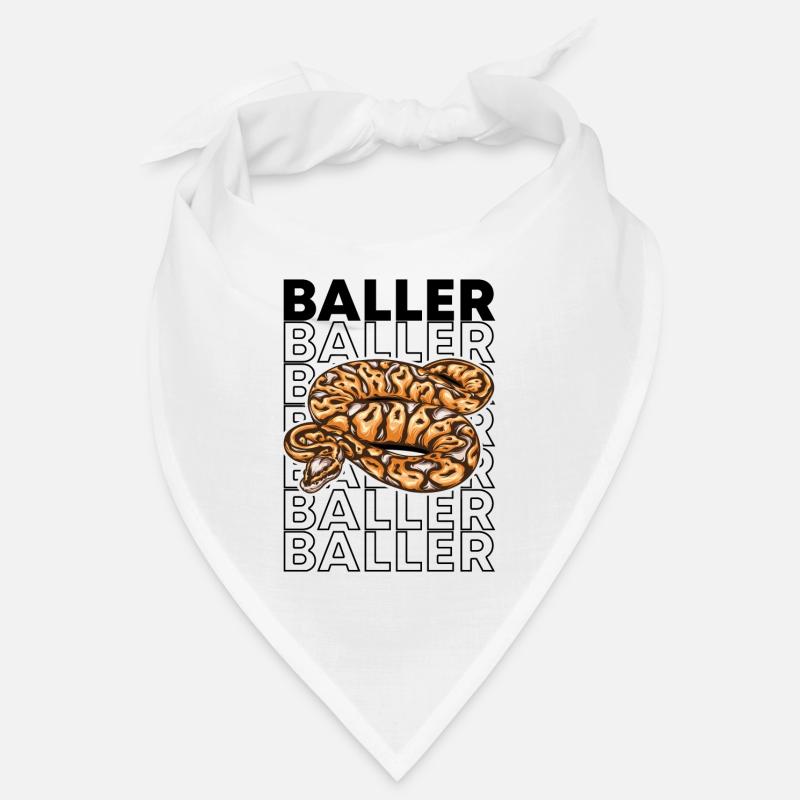 Ball Python 80's Style Baller Royal Python Snake Bandana