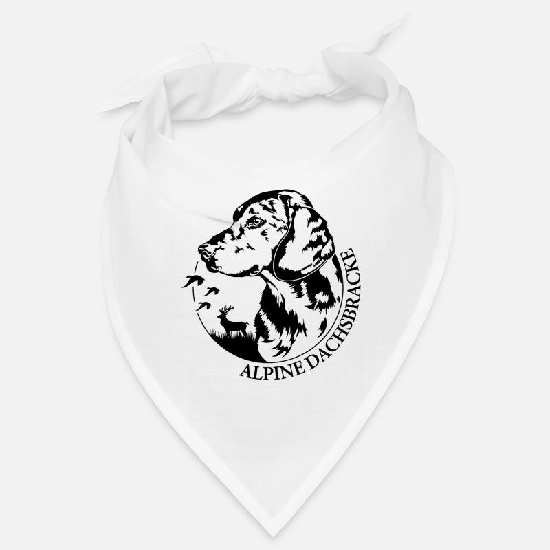 ALPINE DACHSBRACKE Hundeportrait Jagdhund Wilsigns Bandana