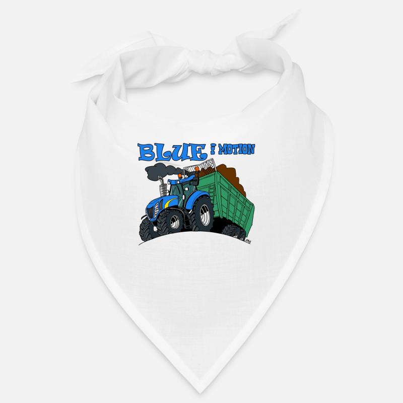 blå i bevægelse Bandana