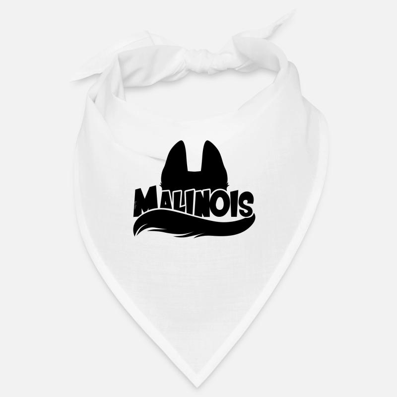Silhouette Malinois Bandana