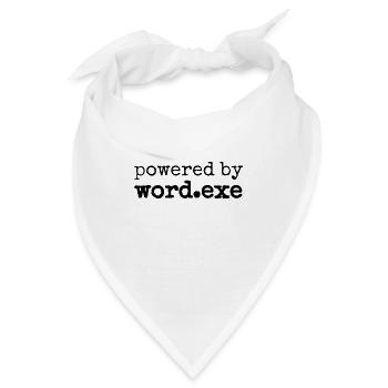 CS:GO powered by word.exe Meme - Bandana - Weiß - Vorne