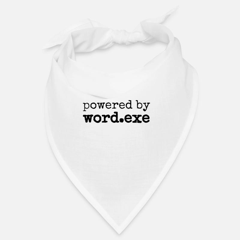 CS:GO powered by word.exe Meme - Bandana - Weiß