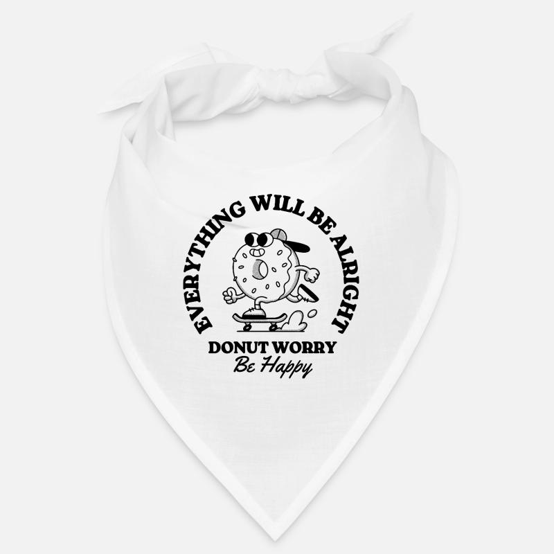 Donut Worry Be Happy Bandana
