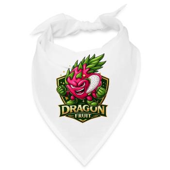 Drachenfrucht-Energetisches Maskottchen - Bandana - Weiß - Vorne