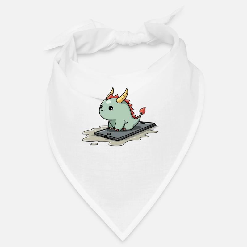 cute mythical creature on an iphone Bandana