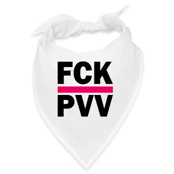 Fck pvv - Bandana - Weiß - Vorne