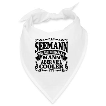 seemann aber viel cooler - Bandana - Weiß - Vorne