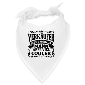 verkäufer aber viel cooler - Bandana - Weiß - Vorne
