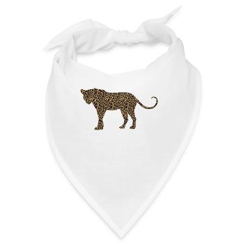cheetah cat jaguar leopard ocelot gepard wildcat53 - Bandana - Weiß - Vorne