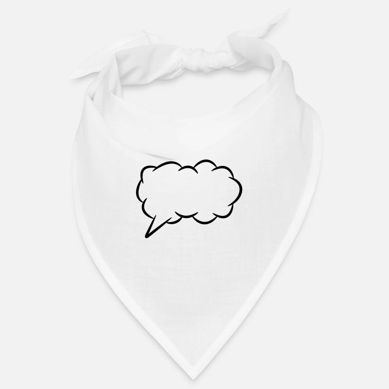 Speech bubble thought bubble Bandana