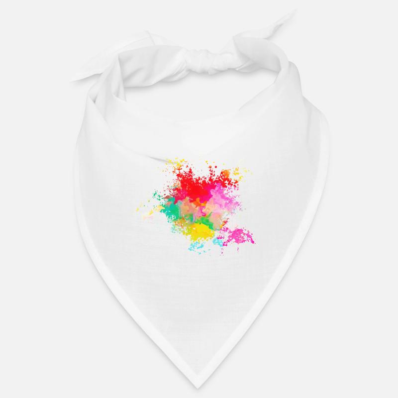 Psychedelisch - Bandana - Weiß