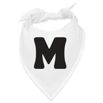 M - Bandana - Weiß - Vorne