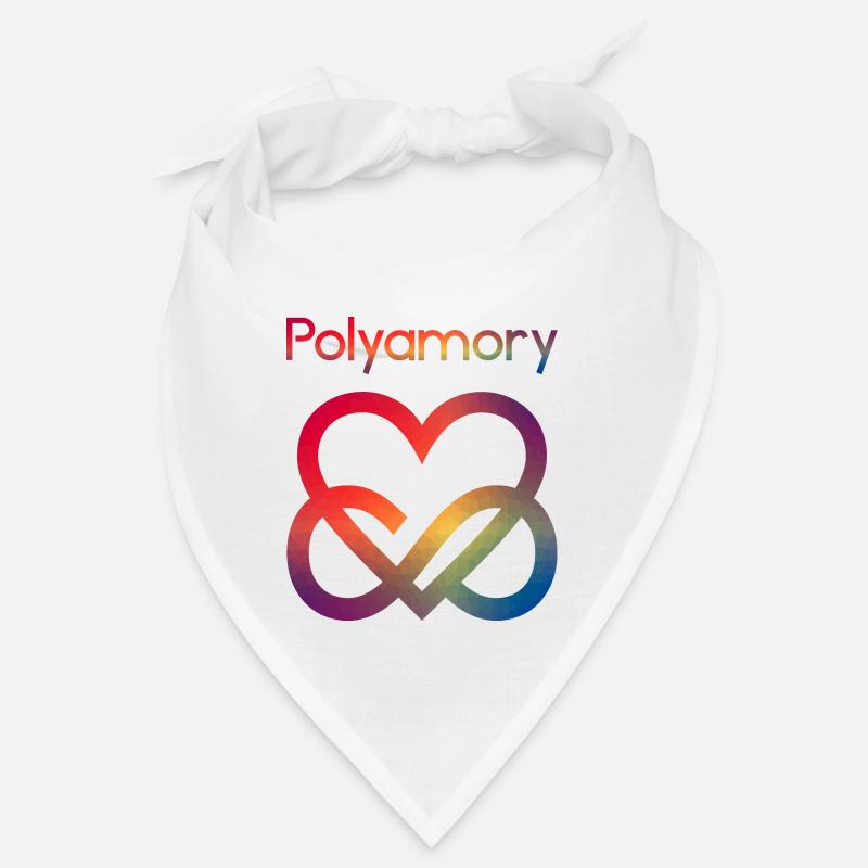 Polyamory Infinity Heart | Polyamory Gift Bandana