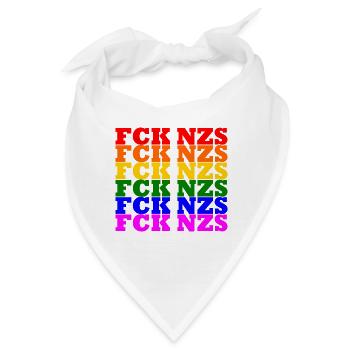 Fck nzs - Bandana - Weiß - Vorne