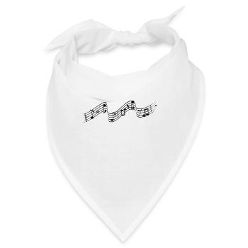 notes - Bandana - Weiß - Vorne