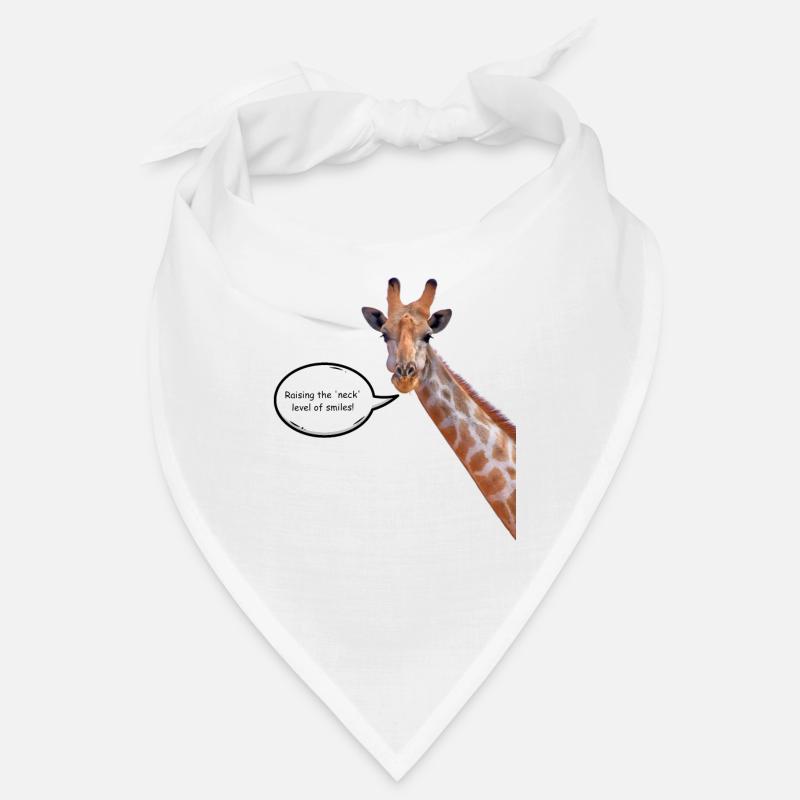 Giraffe mit ansteckendem Lächeln Bandana