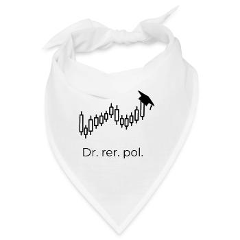 Dr. rer. pol. Börsenchart - Bandana - Weiß - Vorne