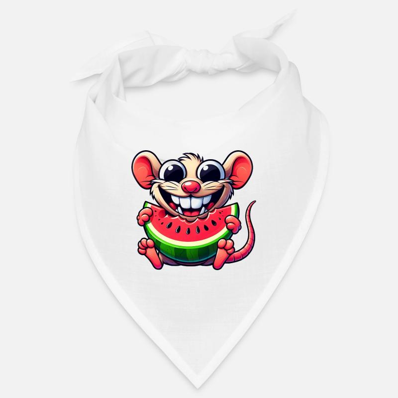 Cute Mouse Fruit Cartoon Water Melon Rodent Bandana