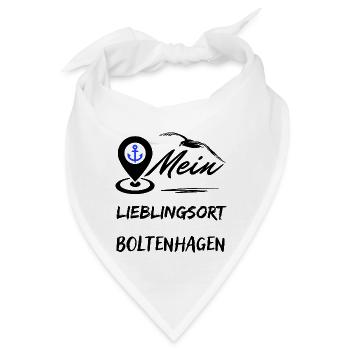 Lieblingsort Boltenhagen-Ostseebad Boltenhagen - Bandana - Weiß - Vorne