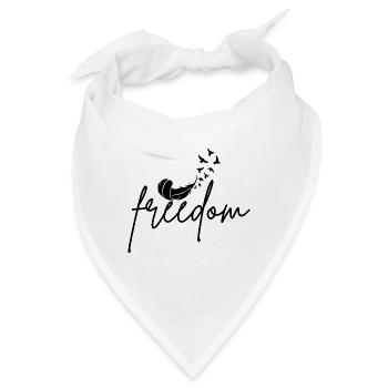 Freiheit - Bandana - Weiß - Vorne
