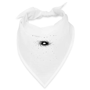 Universum Galaxie Milchstraße Design - Bandana - Weiß - Vorne