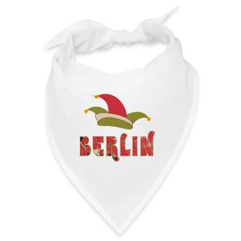 berlin karneval - Bandana - Weiß - Vorne