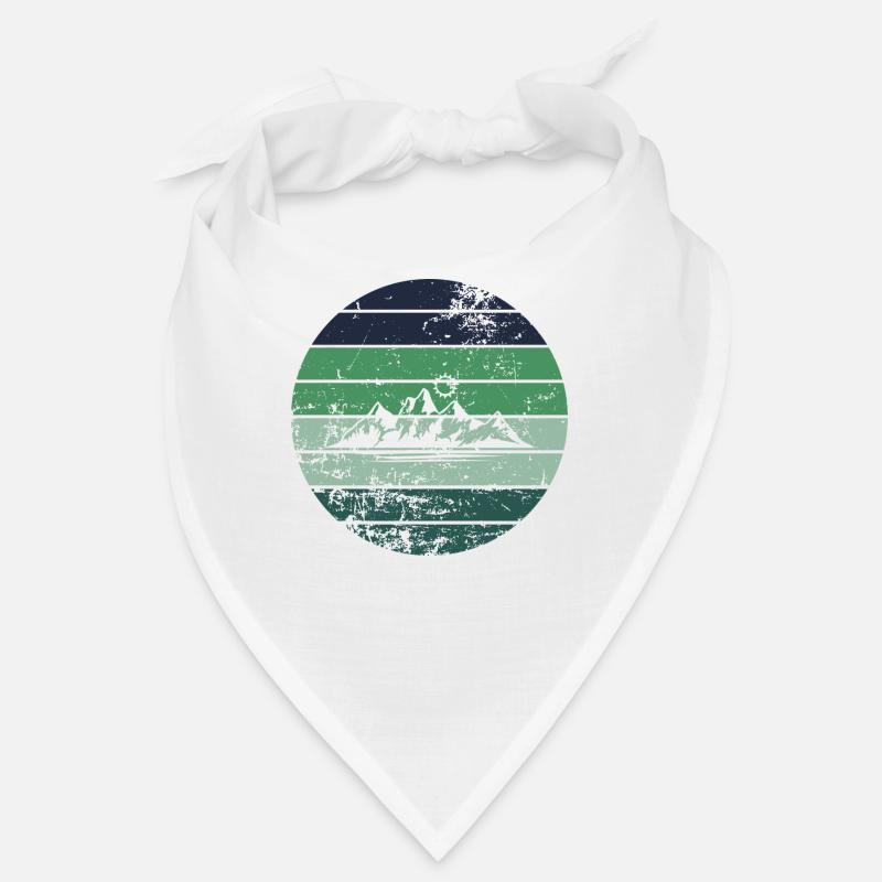 Berg - Bandana - Weiß
