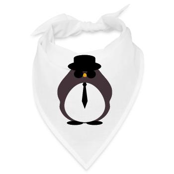 Mr Pinguin - Bandana - Weiß - Vorne