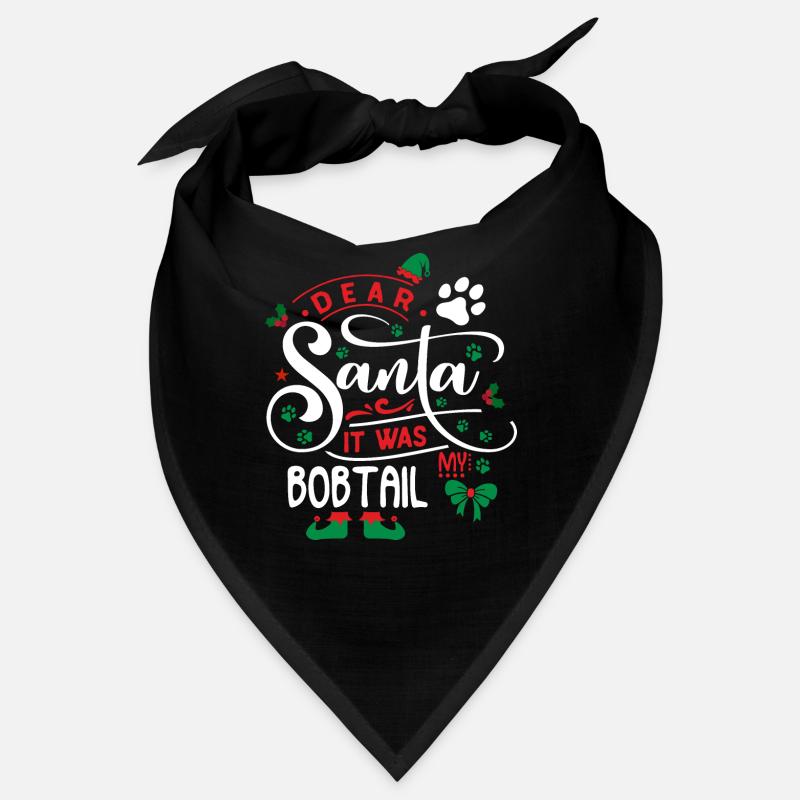 Weihnachten Santa Hunderasse Bobtail Bandana