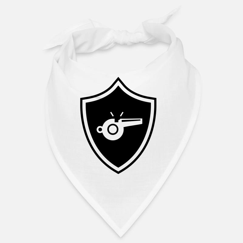 Trillerpfeife Pfeife Wappen Bandana