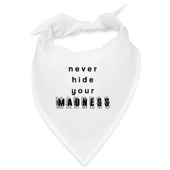 Wahnsinn - Bandana - Weiß - Vorne
