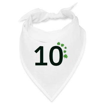 10 - Bandana - Weiß - Vorne