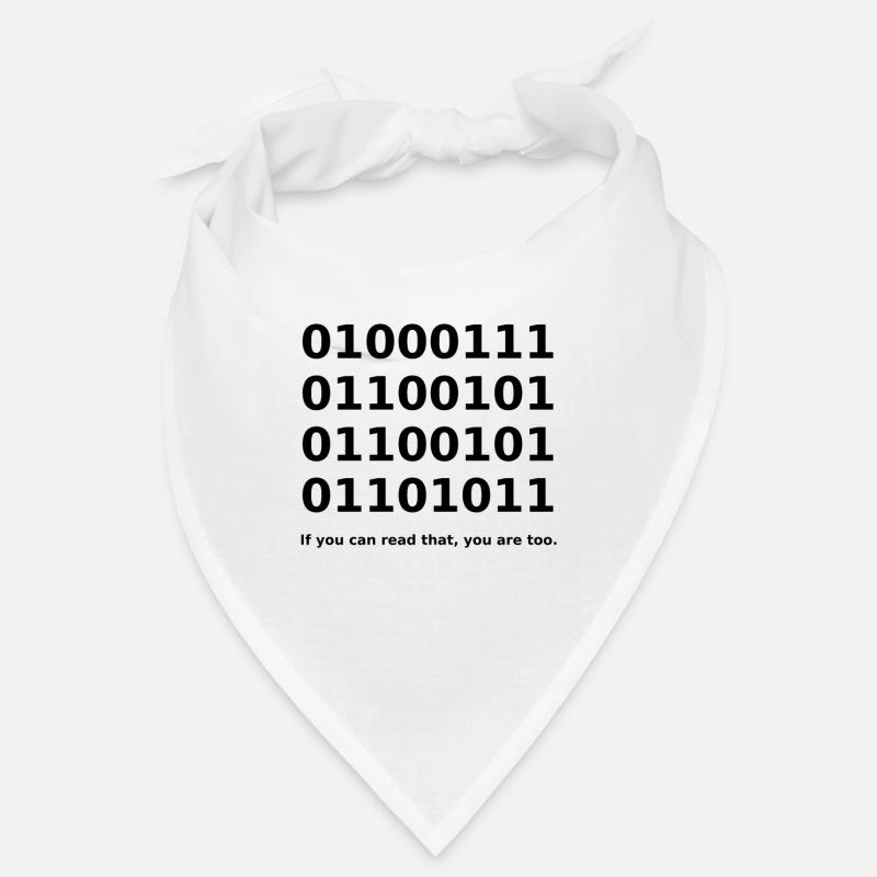 Binary / Binär Code Binärcode Funny T-Shirt Bandana