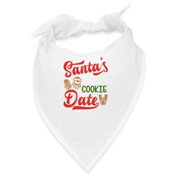 Sankt kleines Plätzchen-Datum - Bandana - Weiß - Vorne