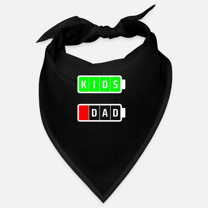 papa blanc enfants Bandana