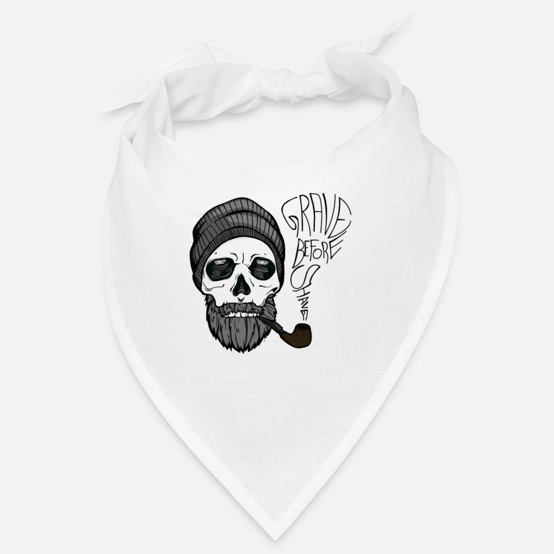 Grave before shave - beard design - 100% Bart Bandana