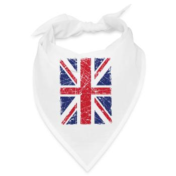 Union Jack - Bandana - Weiß - Vorne