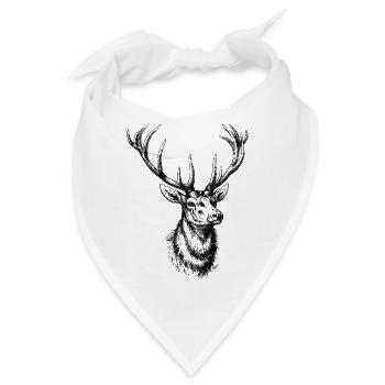 Wildtiere - Bandana - Weiß - Vorne