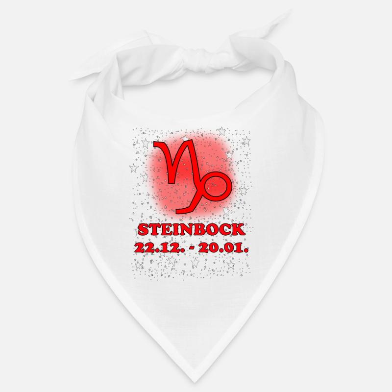 Sternzeichen Steinbock Symbol mit Sternenhimmel Bandana
